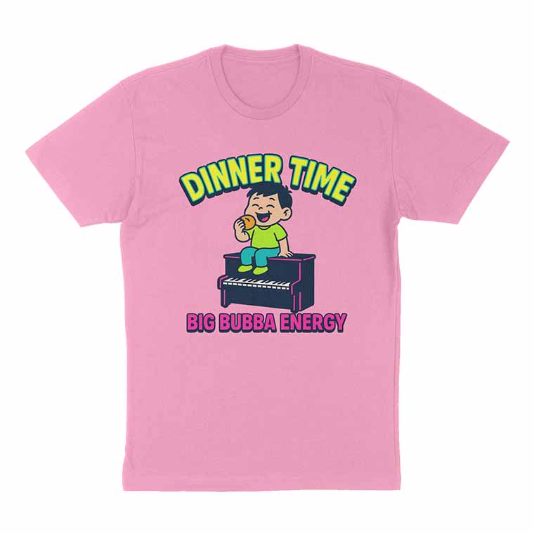 Pink Dinner Time t-shirt design