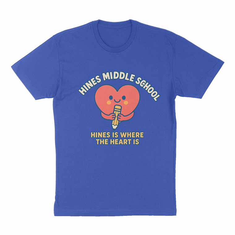Blue Hines Middle School T-shirt