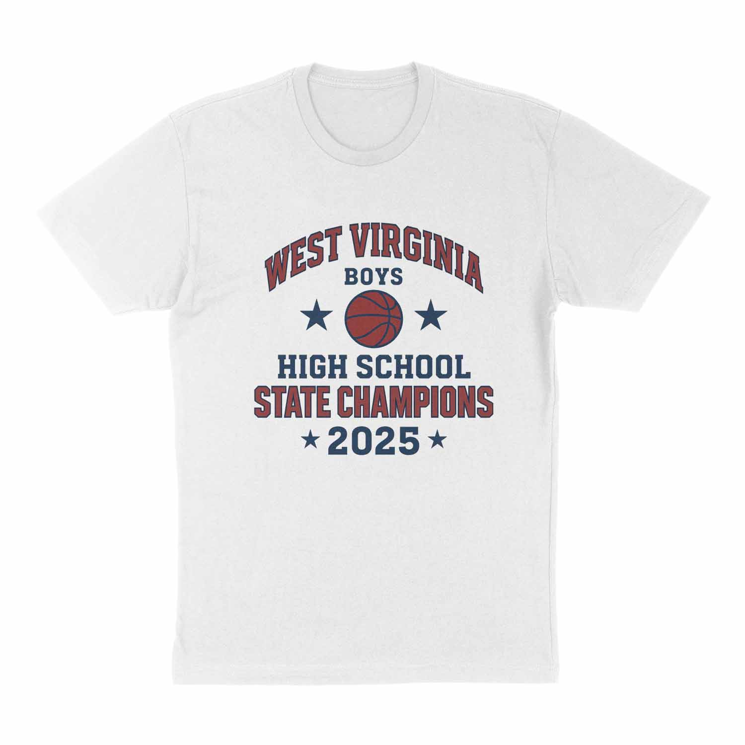 White West Virginia Champions T-shirt